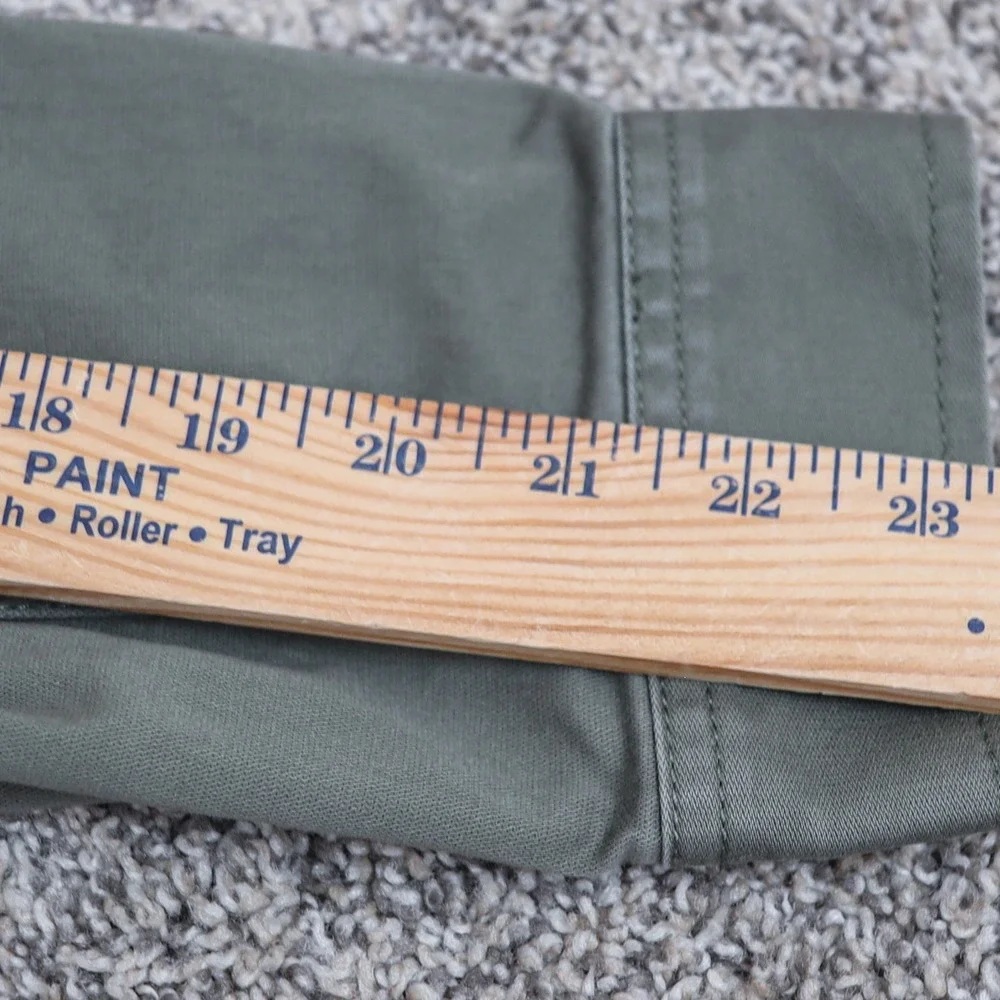 L.L.Bean Utility Chore Jacket Dusty Olive XL Petite Zip Front Pockets‎ Casual - Picture 7 of 11